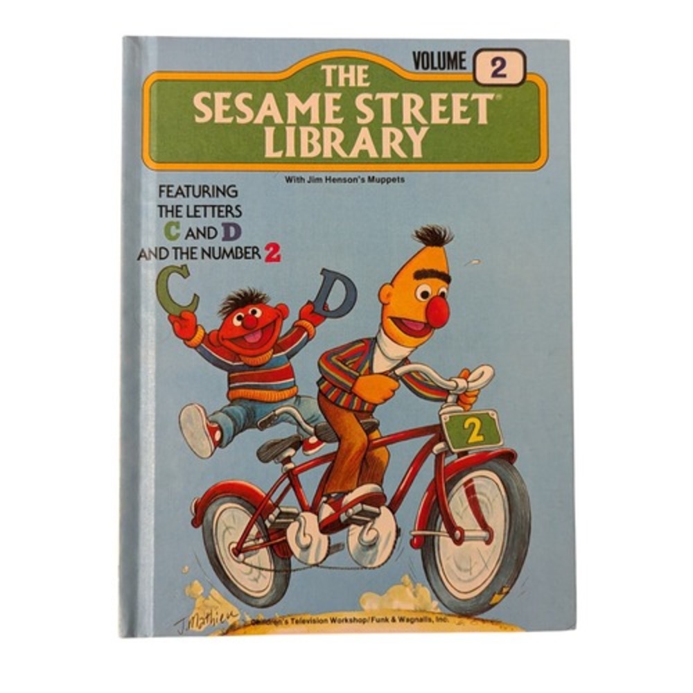1978 The Sesame Street Library Volume 2 With Jim Henson's Muppets 11inch